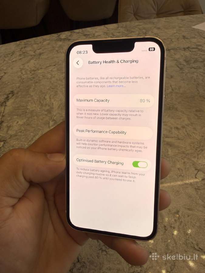 iPhone 13 mini, 128gb 89% - nuotraukos Nr. 4