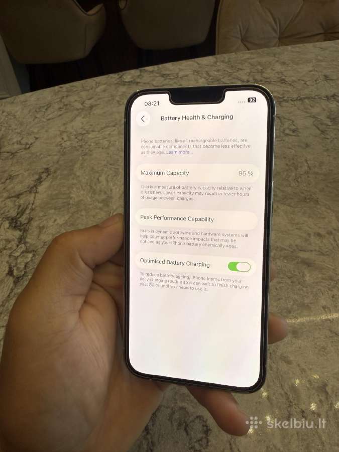 iPhone 13 pro, 1tb 86% - nuotraukos Nr. 5