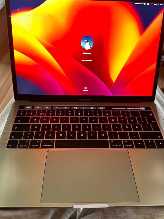Apple MacBook Pro 2017 i5 intel 8gb RAM 256 GB - nuotraukos Nr. 2