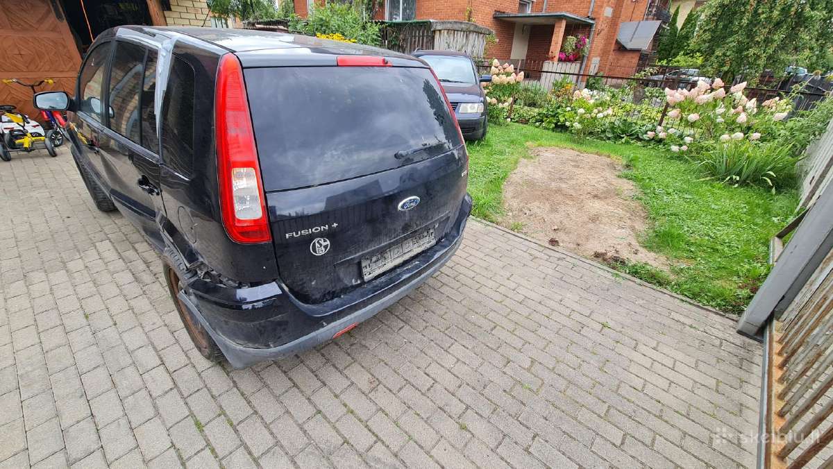 Ford Fusion+ - 2006 metų 1.6 Tdci. Po įvykio. - nuotraukos Nr. 4