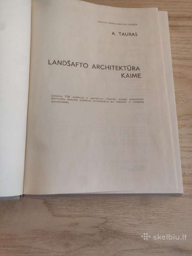 Landšafto architektūra kaime - A. Tauras 1974m - nuotraukos Nr. 2