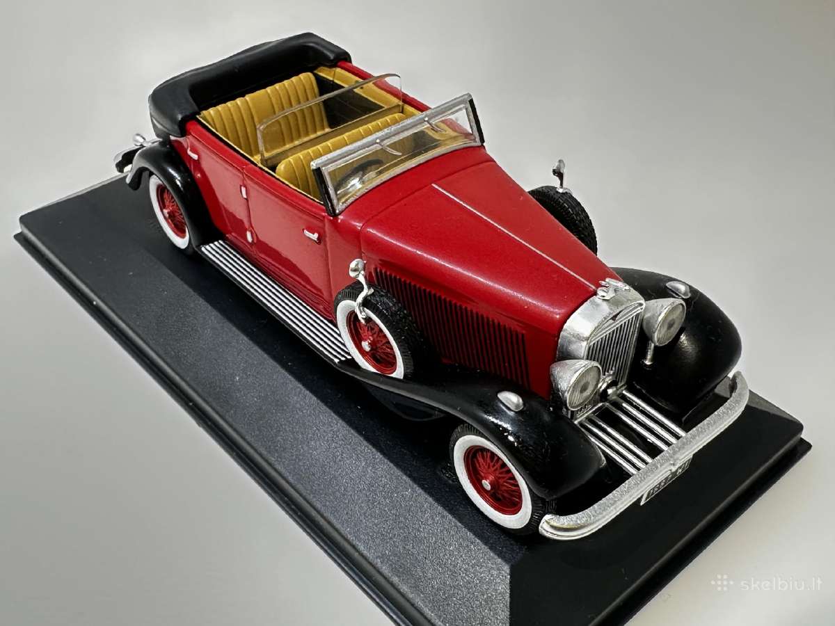Hispano-suiza H6c 1934 raudona/juoda 1:43 Altaya - nuotraukos Nr. 5