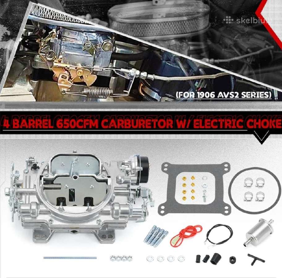 Karbiuratorius Edelbrock 650cfm su electric - nuotraukos Nr. 5