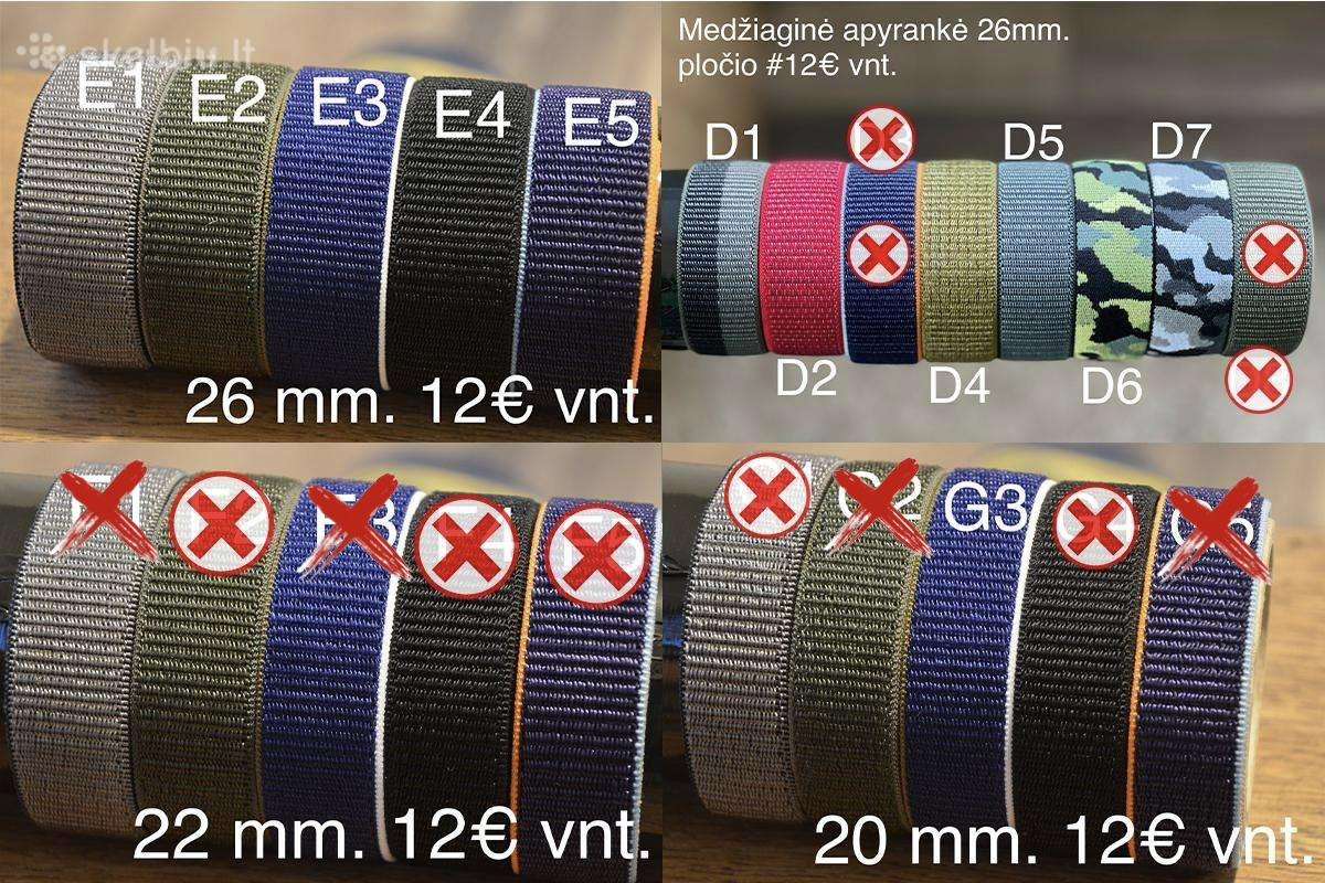 Apyrankės Garmin 20, 22, 26mm. (8.12) - nuotraukos Nr. 5