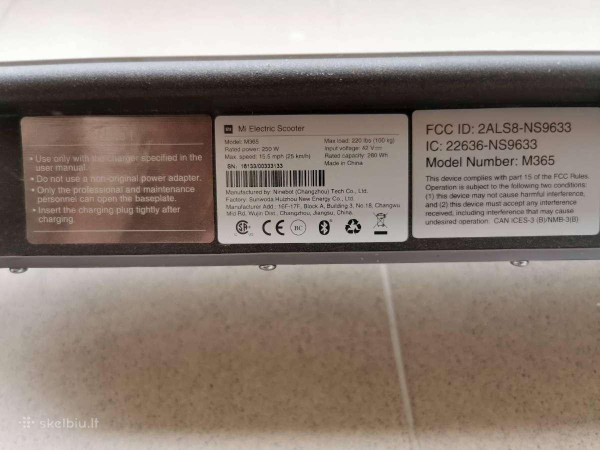 Paspirtukas Xiaomi m365 - nuotraukos Nr. 6