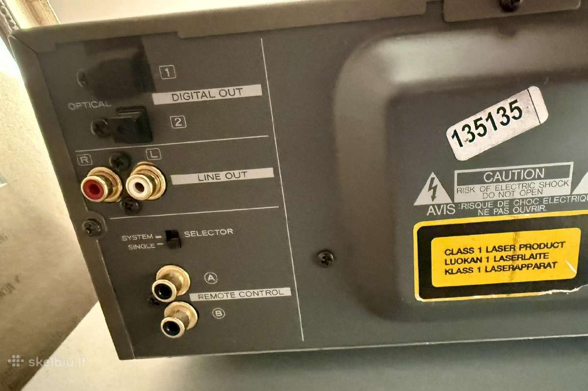 Teac Pd-h570 7-disc CD Changer - nuotraukos Nr. 4