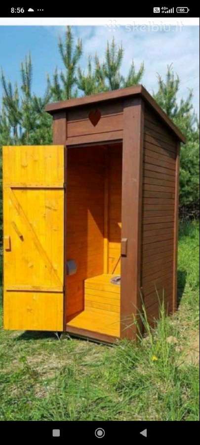 Lauko tualetai, lauko tualetas statyboms osb - nuotraukos Nr. 2
