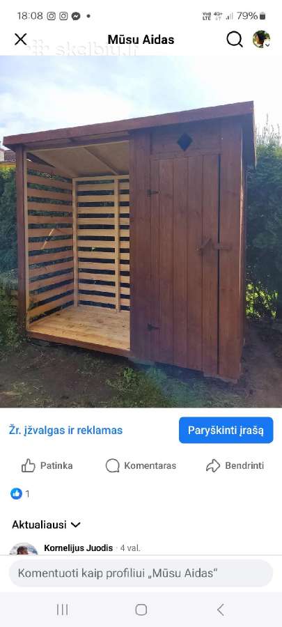 Lauko tualetai, lauko tualetas statyboms osb - nuotraukos Nr. 8