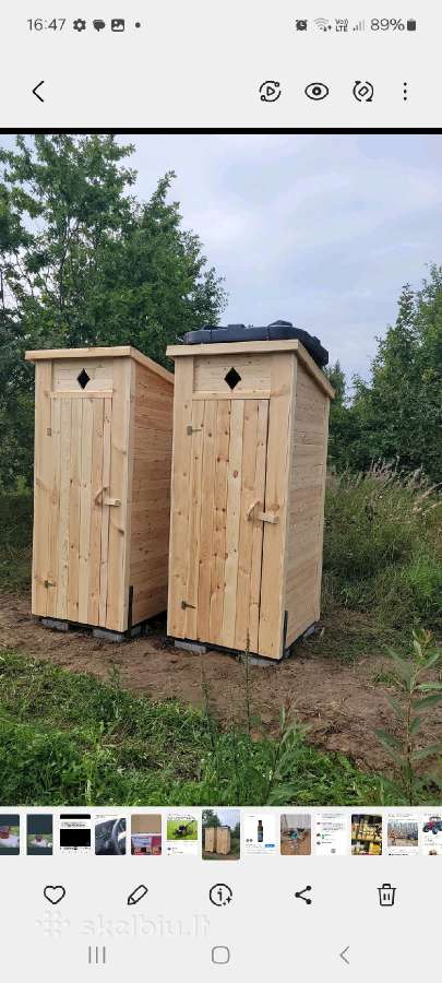 Lauko tualetai, lauko tualetas statyboms osb - nuotraukos Nr. 11