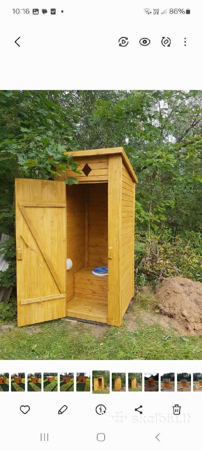 Lauko tualetai, lauko tualetas statyboms osb - nuotraukos Nr. 12