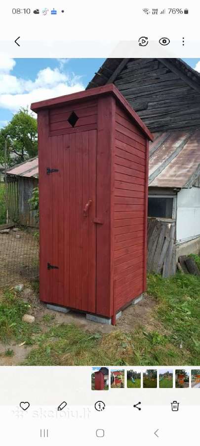 Lauko tualetai, lauko tualetas statyboms osb - nuotraukos Nr. 14