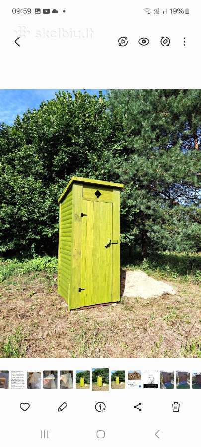Lauko tualetai, lauko tualetas statyboms osb - nuotraukos Nr. 15