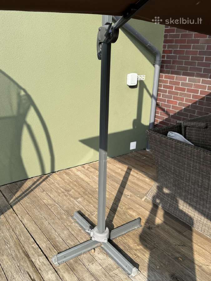 Parduodamas lauko terasos skėtis 3,5 m su LED - nuotraukos Nr. 4