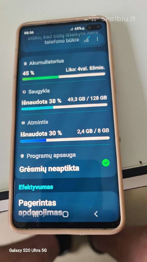 Samsung S10+. 8/128gb - nuotraukos Nr. 2