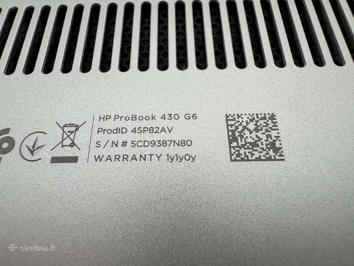 Hp Probook 430 G6 I5-8265u - nuotraukos Nr. 4