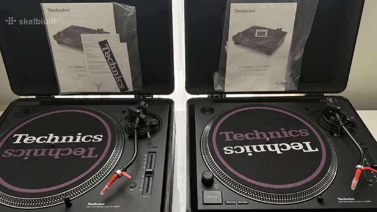 Technics SL-1200mk7 with Ortofon Concorde - nuotraukos Nr. 2