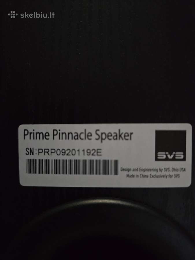 Svs Prime Pinnacle Grindinės Garso Kolonėlės - nuotraukos Nr. 2