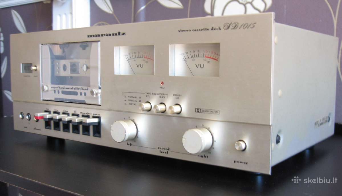 Marantz Sd1015 Stereo Cassette Deck. 1980m. - nuotraukos Nr. 2