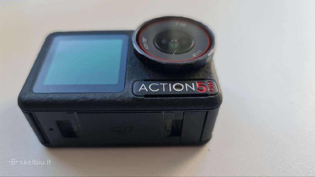 Nauja Dji Osmo Action 5 Pro kamera - nuotraukos Nr. 2