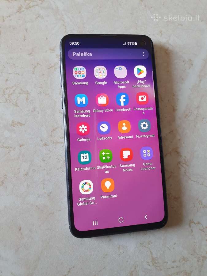 Samsung s10e, 128/6,geros būklės - nuotraukos Nr. 3