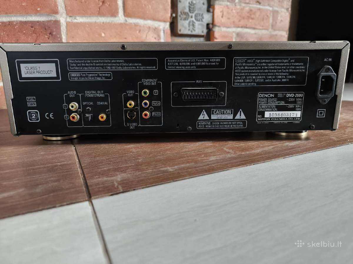 Denon Dvd-2800 - nuotraukos Nr. 7
