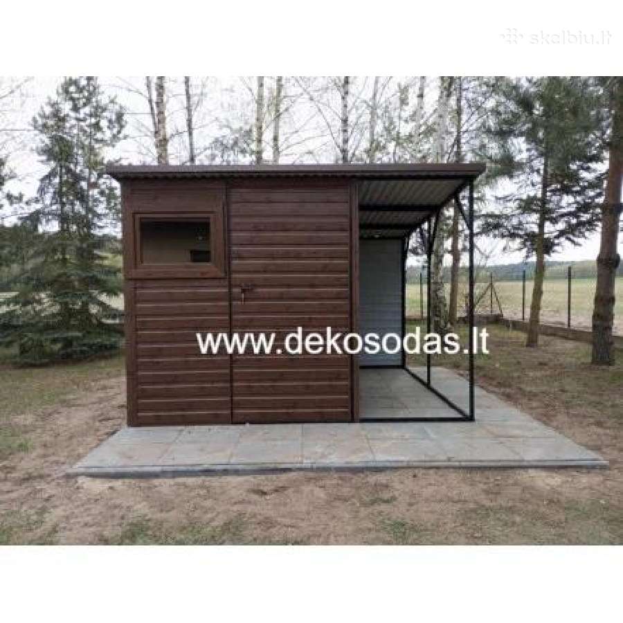 Skardinis malkų sandėliukas 32 m - nuotraukos Nr. 2
