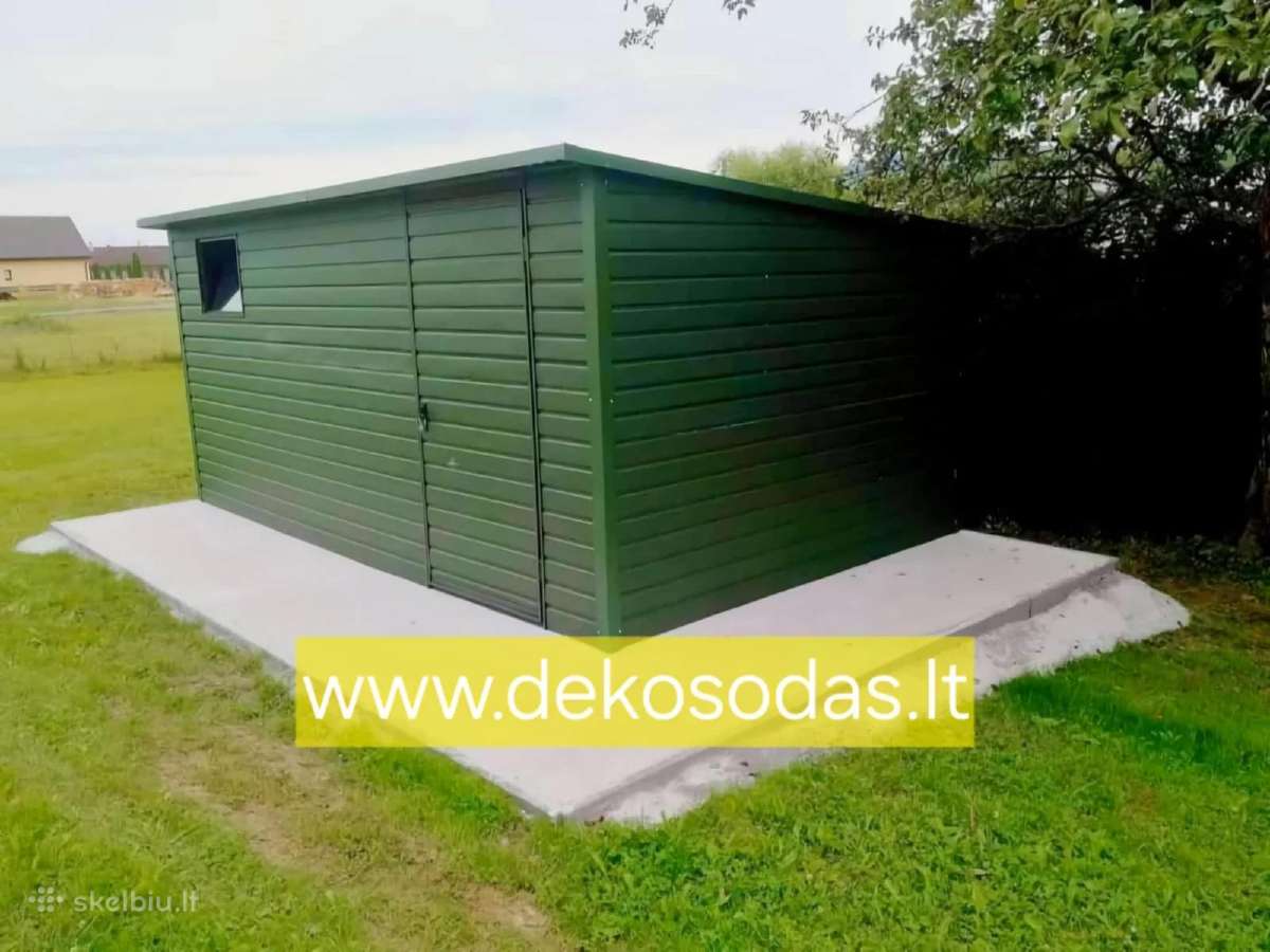 Skardinis sandėliukas 5x2,5 m - nuotraukos Nr. 2