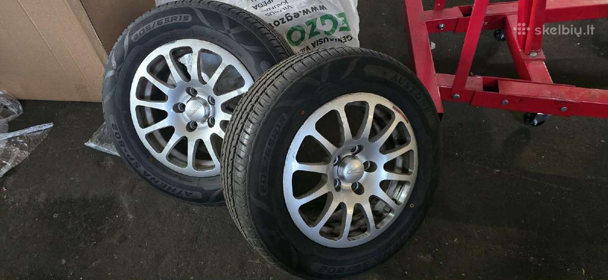 Kaltiniai Ratlankiai Su Padangomis 205/65 R15 - nuotraukos Nr. 2