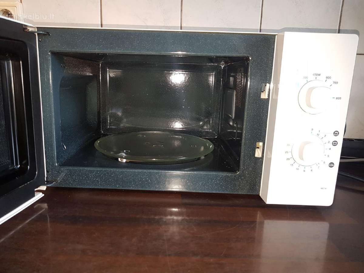Samsung mėlynos keramikos mikrobangų krosnelė - nuotraukos Nr. 2