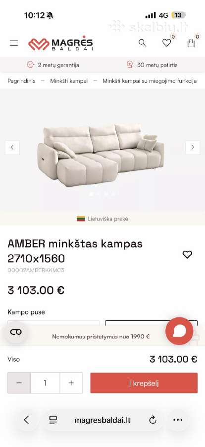 Naujas Magrės miegamas kampas - nuotraukos Nr. 8