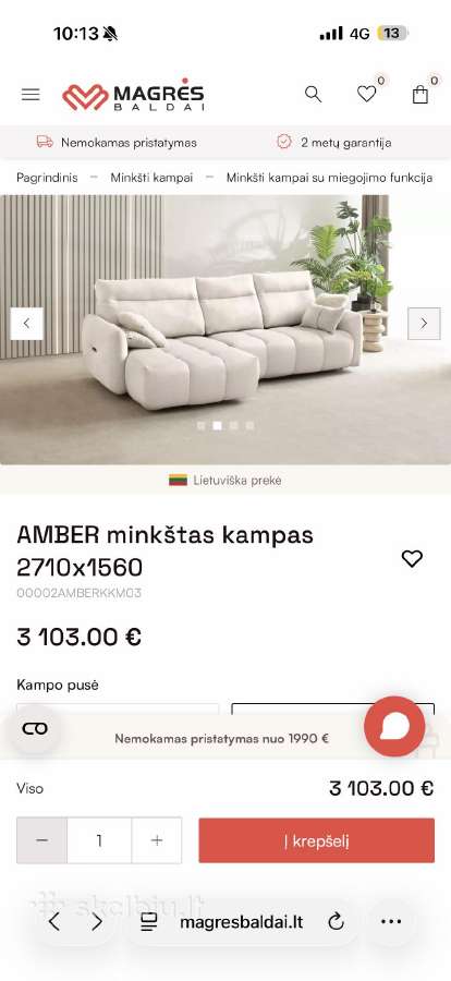 Naujas Magrės miegamas kampas - nuotraukos Nr. 9
