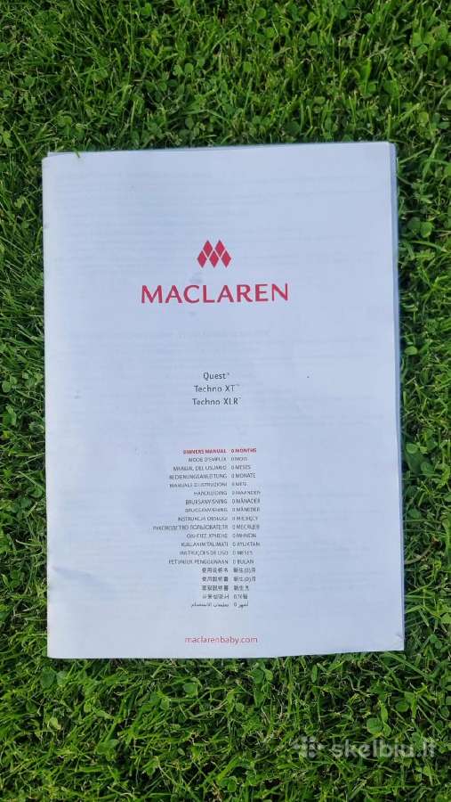Maclaren Techno XT sportinis vežimėlis - nuotraukos Nr. 6