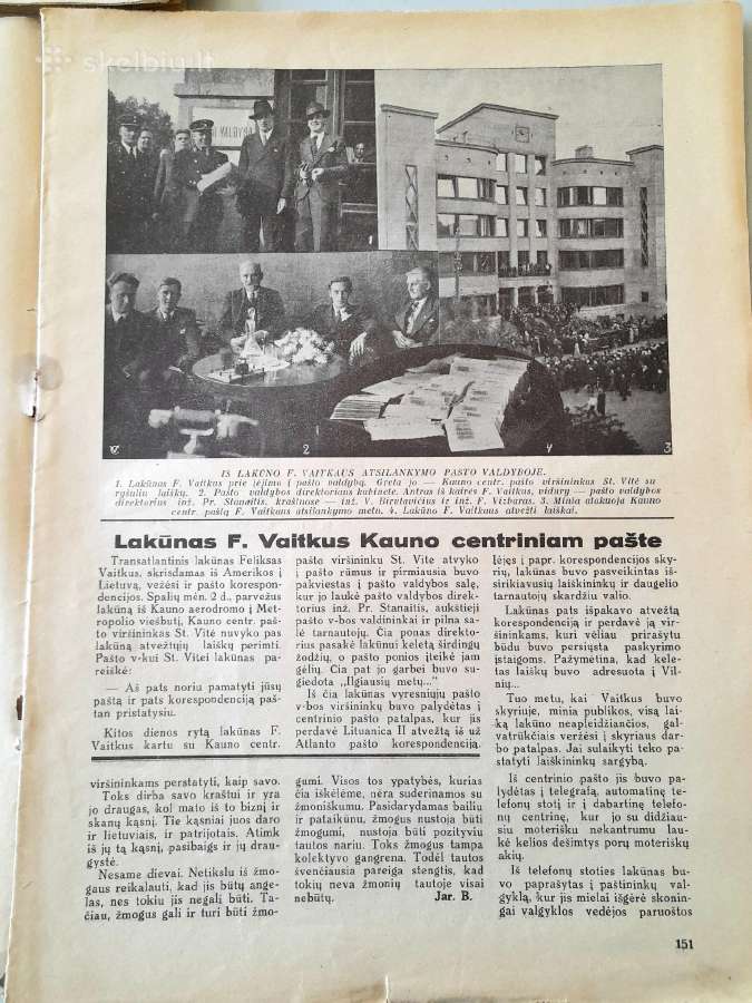 "Pašto Pasaulis" 1935m. - nuotraukos Nr. 2