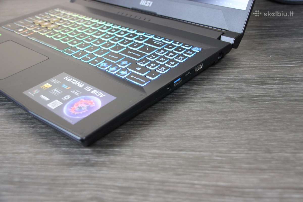 Msi Katana i7-12gen 1tb SSD rtx4070 8gb 16gb ddr5 - nuotraukos Nr. 4