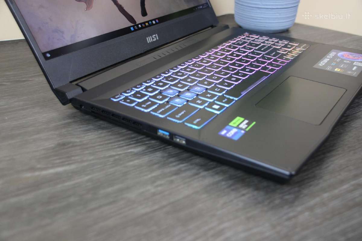 Msi Katana i7-12gen 1tb SSD rtx4070 8gb 16gb ddr5 - nuotraukos Nr. 6