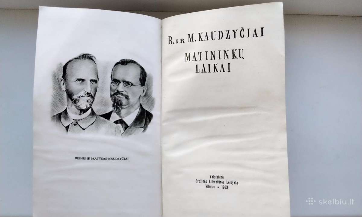 R. Ir M. Kaudzyčiai. Matininkų laikai. 1963m. leid - nuotraukos Nr. 2