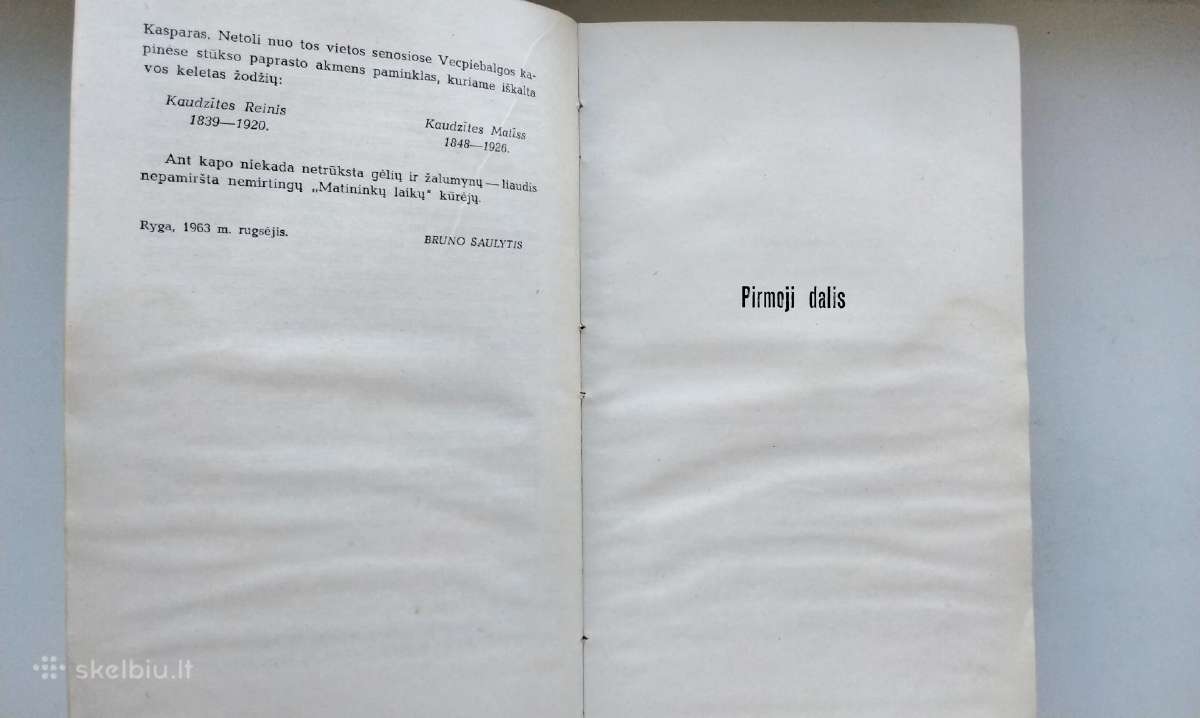 R. Ir M. Kaudzyčiai. Matininkų laikai. 1963m. leid - nuotraukos Nr. 4