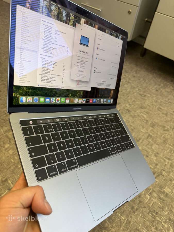 MacBook Pro 13" (2019) i5 / 8gb / 128gb 3 mėn gar - nuotraukos Nr. 2