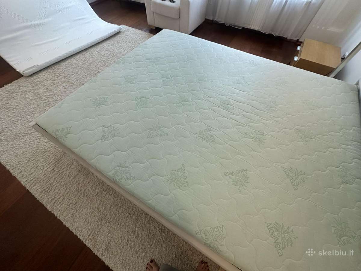 Dvigulė lova 190x225 cm su čiužiniu - nuotraukos Nr. 3