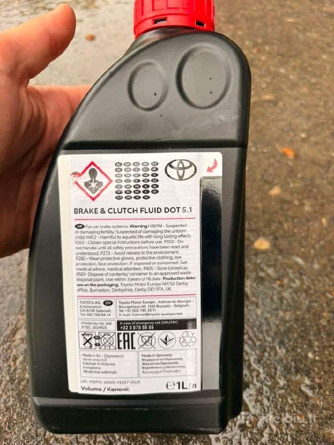 Originalus Toyota(ne tik)dot 5.1 stabdžių skystis - nuotraukos Nr. 2
