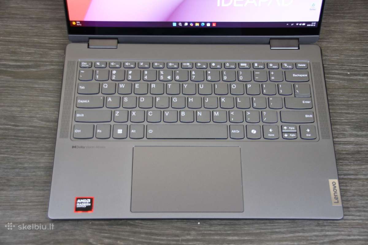 Lenovo Yoga 7 Oled R5 7535u 16gb 512ssd - nuotraukos Nr. 2