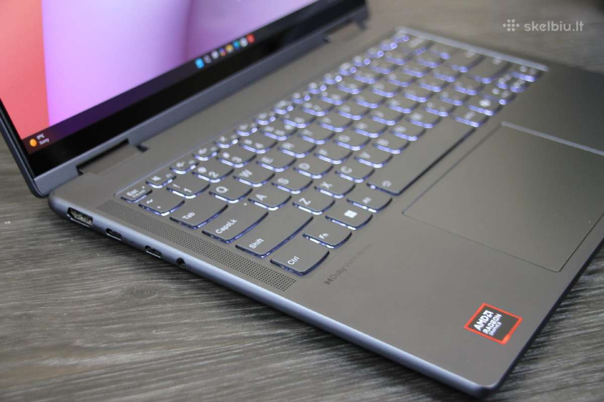 Lenovo Yoga 7 Oled R5 7535u 16gb 512ssd - nuotraukos Nr. 6