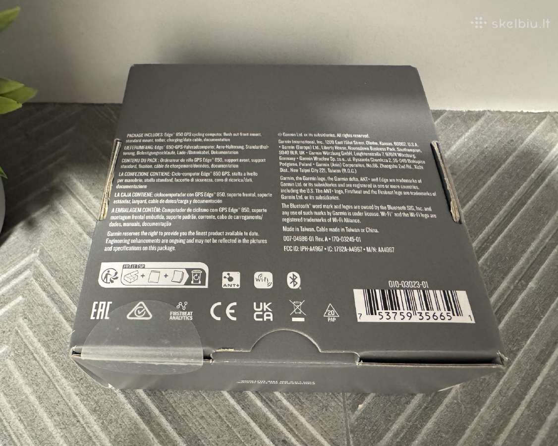 Garmin Edge 850 - nuotraukos Nr. 2