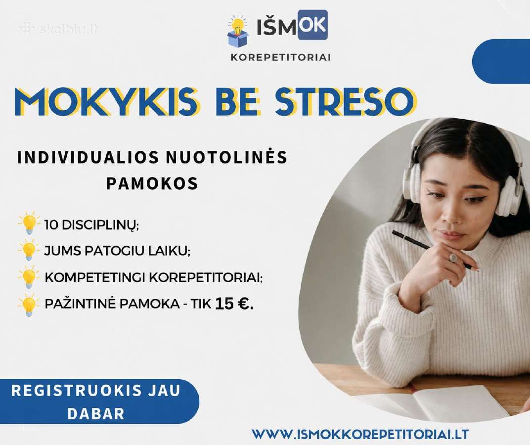 Korepetitoriai internetu ir Kaune gyvai - nuotraukos Nr. 2