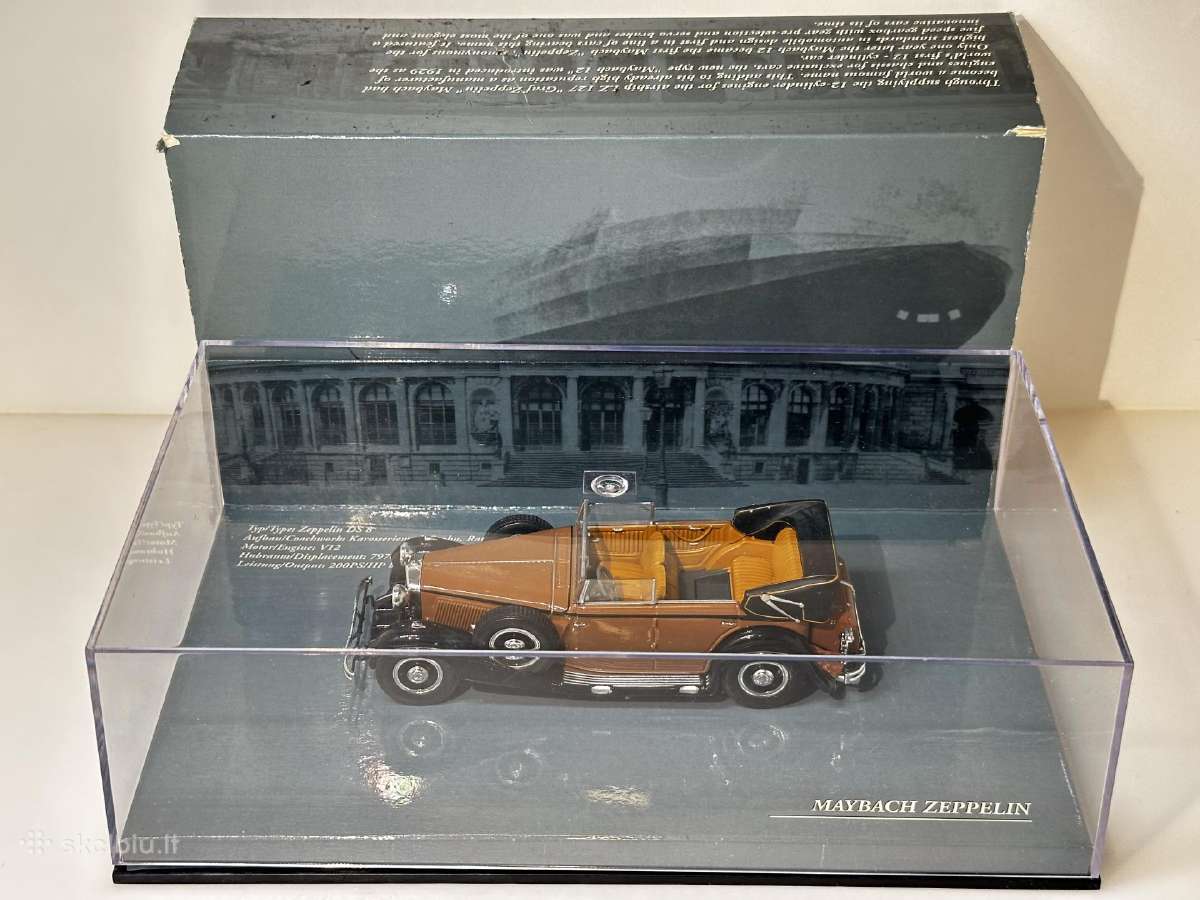 Maybach Zeppelin Ds8 1932 ruda 1:43 Minichamps - nuotraukos Nr. 2