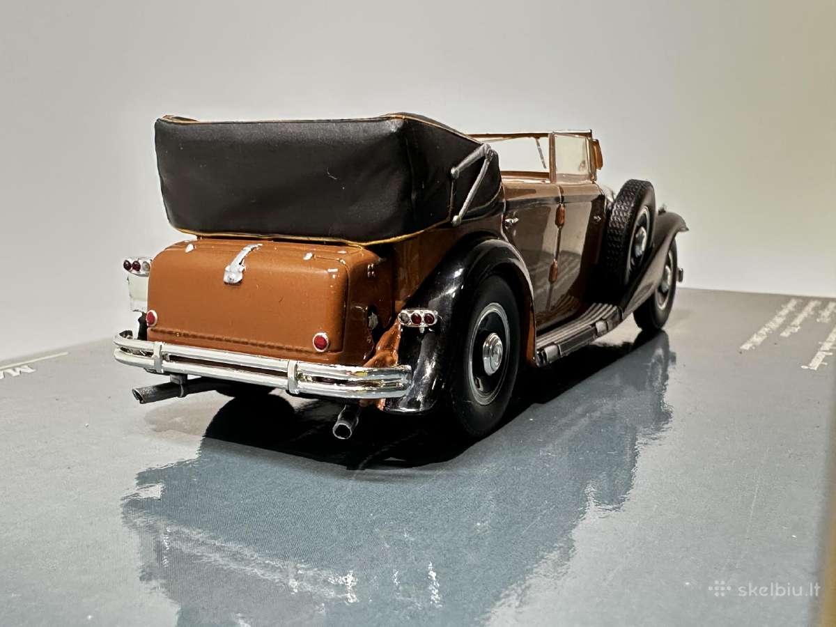 Maybach Zeppelin Ds8 1932 ruda 1:43 Minichamps - nuotraukos Nr. 4
