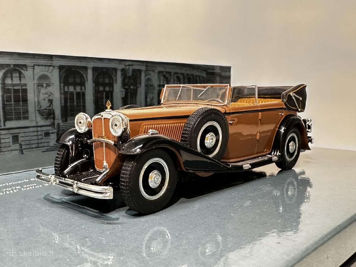 Maybach Zeppelin Ds8 1932 ruda 1:43 Minichamps - nuotraukos Nr. 5