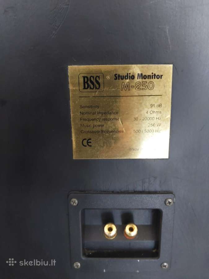 Bss studio monitor m-250 - nuotraukos Nr. 6