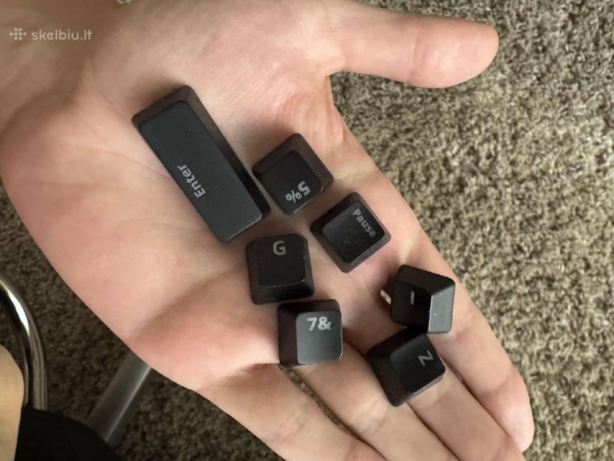 Kailh brown switchai ir keycapsai - nuotraukos Nr. 4