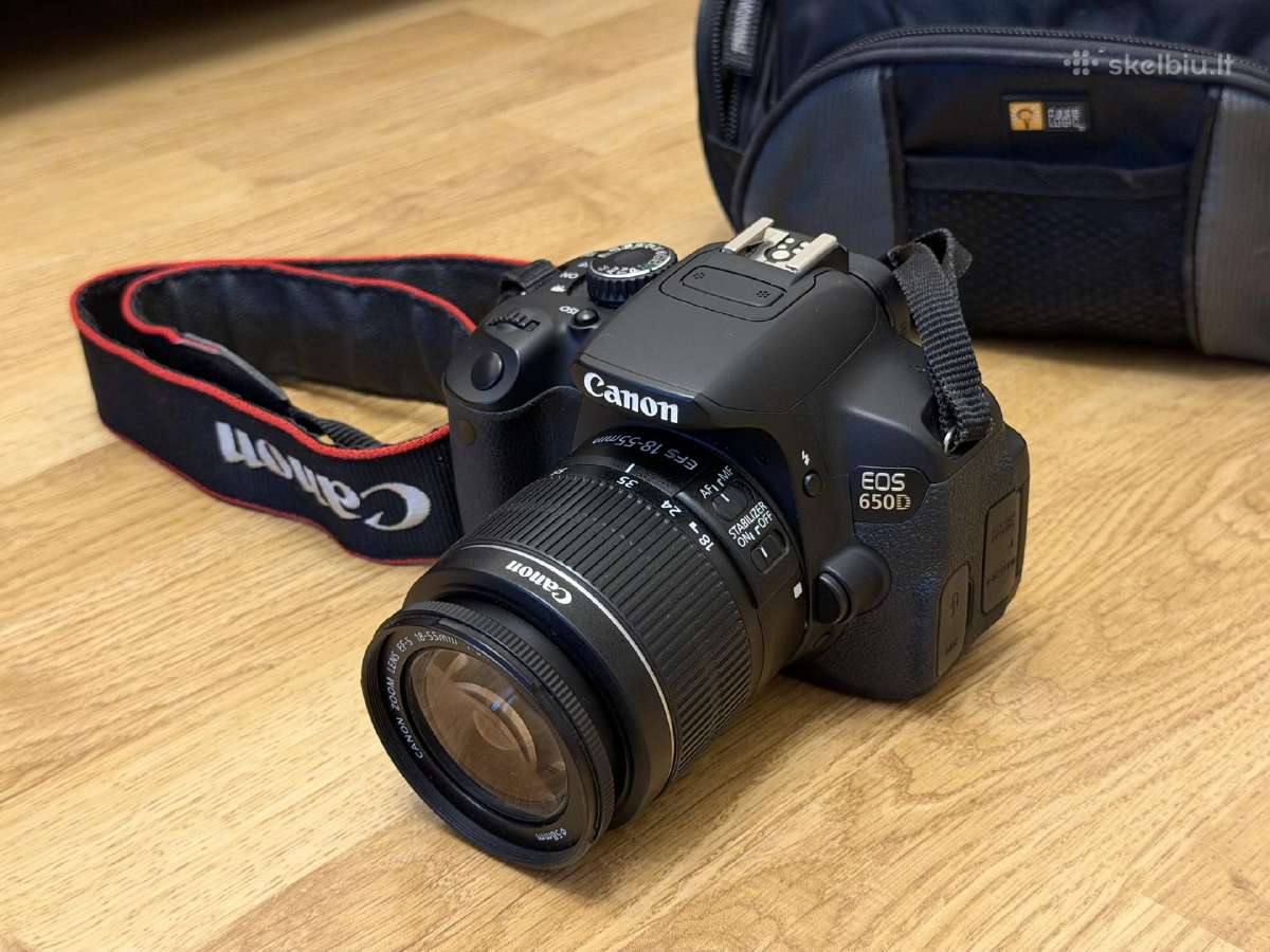 Canon EOS 650d / Dslr / 18-55mm / 10k kadrų - nuotraukos Nr. 2